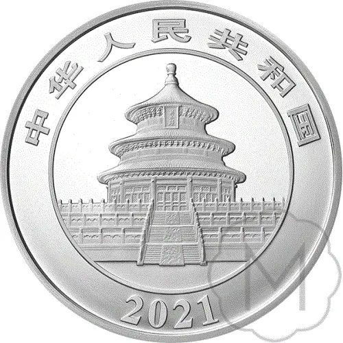 Chinese Panda 2021 Silber 150 Gramm #2