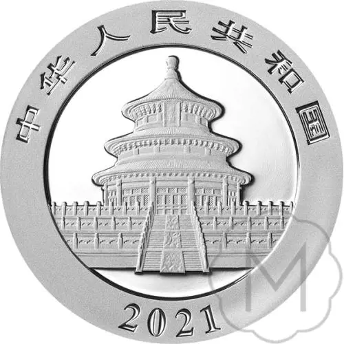 Chinese Panda 2021 Zilver 30 gram #2
