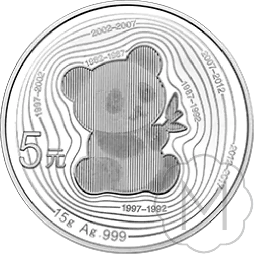 Chinese Panda Meerjarig Zilver 15 gram #2
