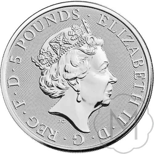Queens Beasts Black Bull Meerjarig Zilver 2 Troy Ounce #2