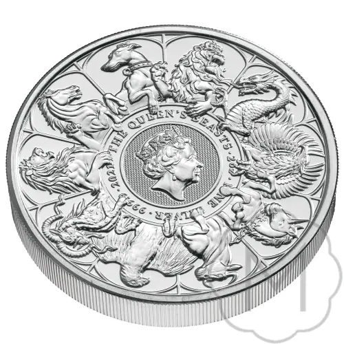 Queens Beasts Completer 2021 Zilver 2 Troy Ounce #3
