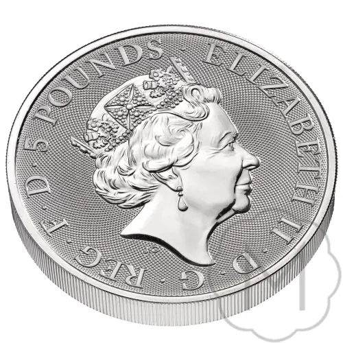 Queens Beasts Completer 2021 Zilver 2 Troy Ounce #4