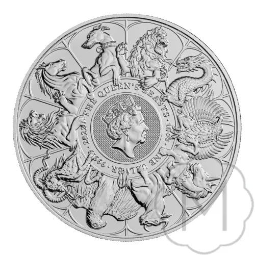 Queens Beasts Completer 2022 Zilver 10 Troy Ounce #1