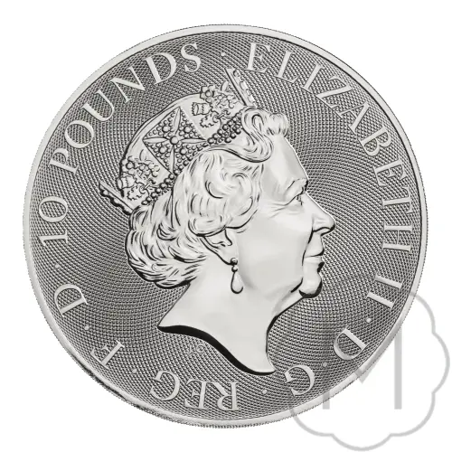 Queens Beasts Completer 2022 Zilver 10 Troy Ounce #2