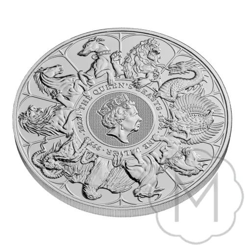 Queens Beasts Completer 2022 Zilver 10 Troy Ounce #3