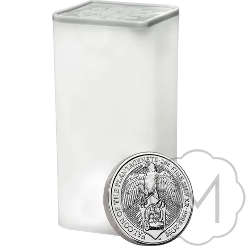 Queens Beasts Falcon Meerjarig Zilver 2 Troy Ounce #4