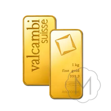 50 g Valcambi Goldbarren (gegossen)