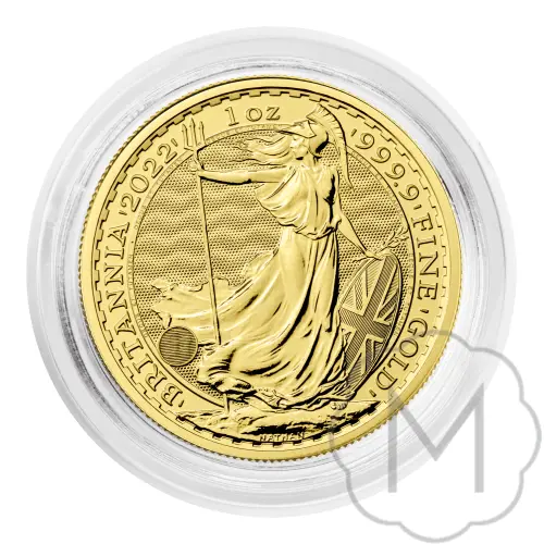 Gouden Britannia 1 oz keerzijde