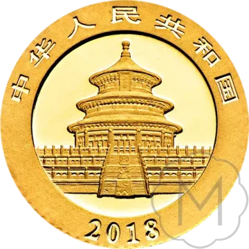1 oz China Panda Goldmünze