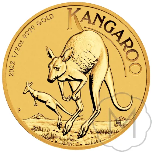 Gouden Kangaroo 2 oz keerzijde