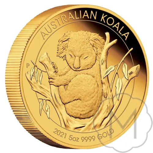 Gouden Koala 1/10 oz keerzijde