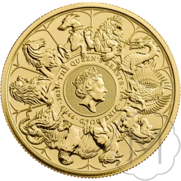 Gouden Queens Beasts goud, foto 5 van 18