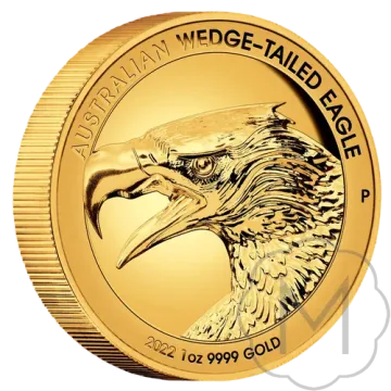 Gouden Wedge-tailed Eagle goud, foto 1 van 2