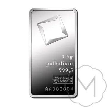 100 g Valcambi Palladiumbarren