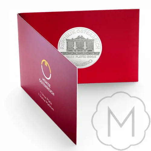 Platina Philharmoniker 1 oz keerzijde
