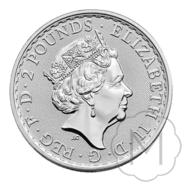 Zilveren Britannia zilver, foto 3 van 4