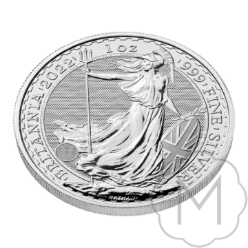 Zilveren Britannia zilver, foto 4 van 4