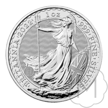 Zilveren Britannia zilver, foto 2 van 4