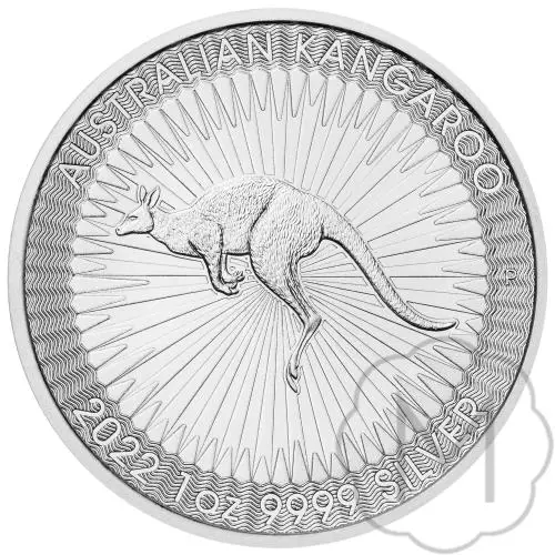 Zilveren Kangaroo 5 oz (meerdere stuks) keerzijde
