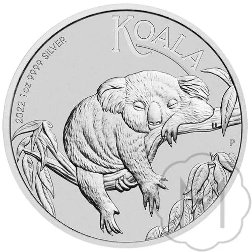 Zilveren Koala 1 kg keerzijde