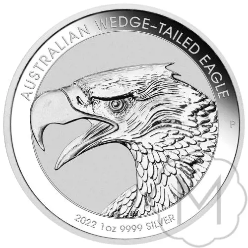 Zilveren Wedge-tailed Eagle 1 oz keerzijde
