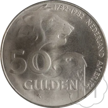 Zilveren Vijftig Gulden zilver, foto 1 van 2